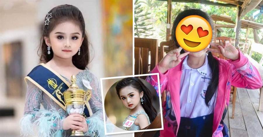 7歲泰國蘿莉又獲「選美冠軍」！穿成熟禮服化濃妝，網友：卸妝後才驚豔！