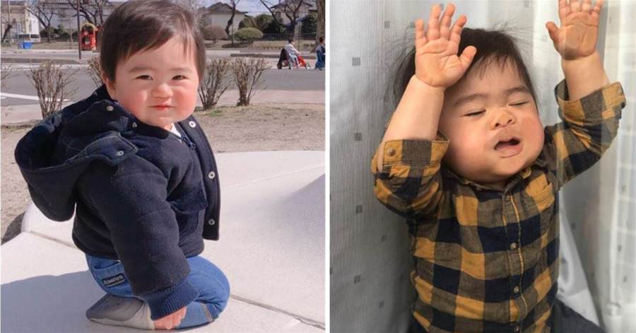 日本媽媽狂曬1歲兒子「蠢照」爆紅網路！不想吃飯「露出一系列影帝級表情」笑噴網友：生小孩就是要玩❤