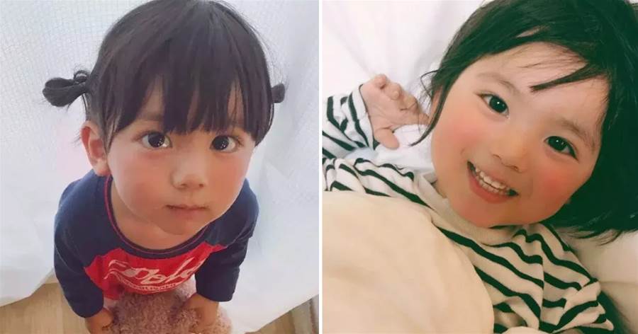 日本4歲萌娃「大眼圓臉」爆紅！萌翻老阿姨少女心，近照曝光網驚：原來是男生​！