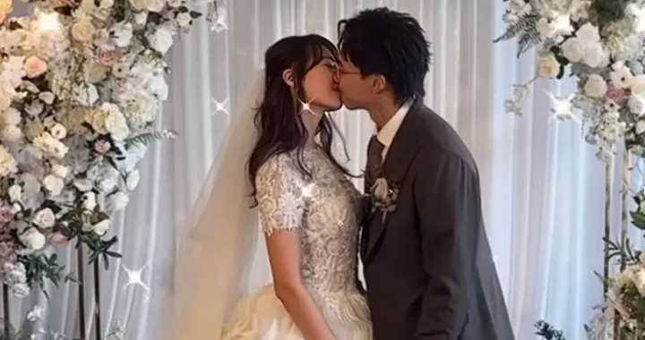 恭喜！TVB知名男星今日大婚，與日籍美女妻子熱吻近一分鐘